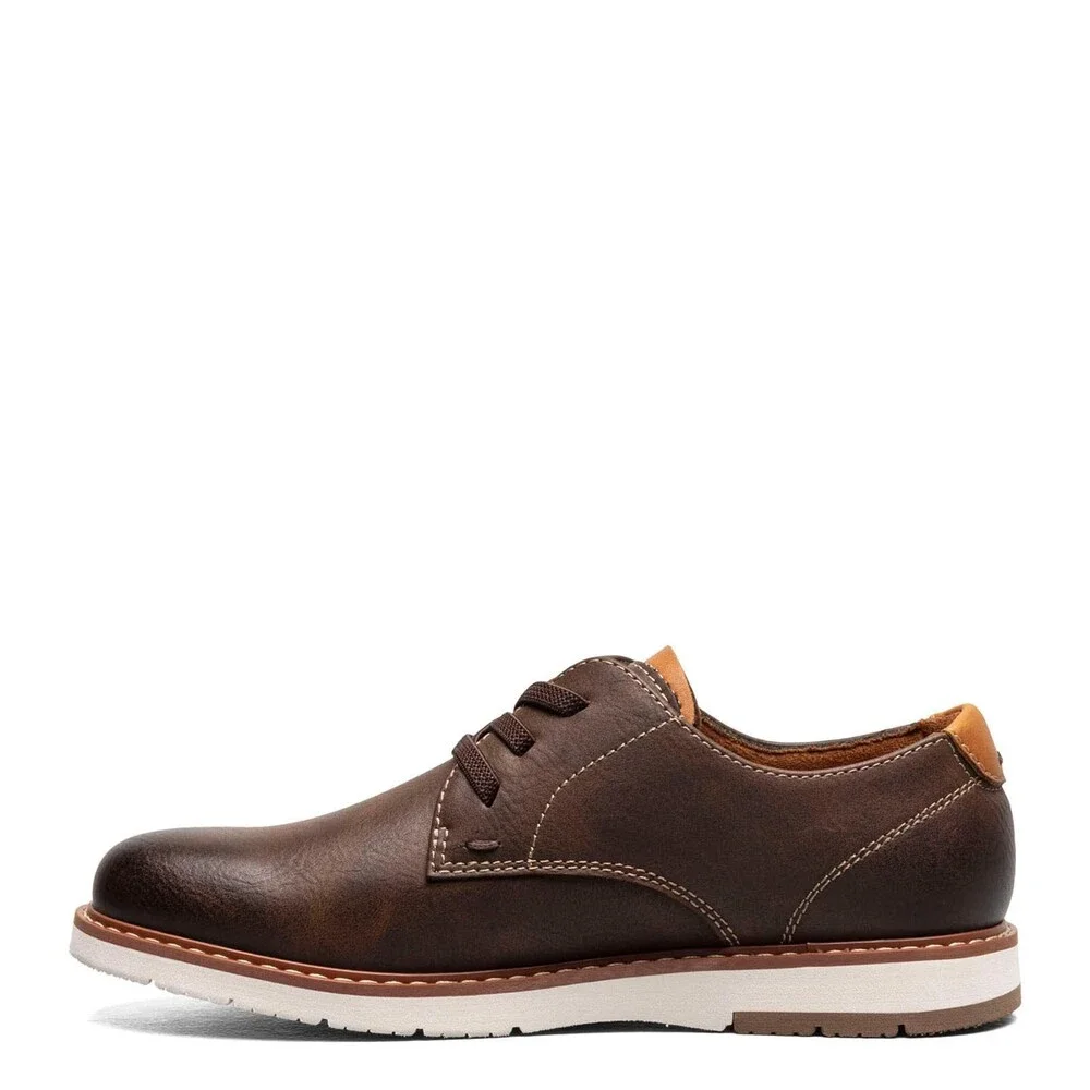 Florsheim Vibe 16699-215 Oxford Boys US 4.5 Brown Plain Toe Dress Shoes ZOGG3591